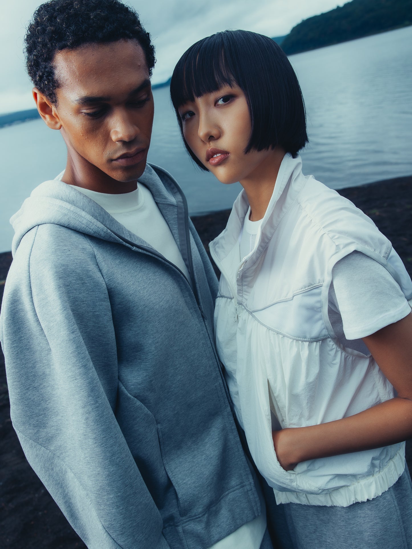Double knit Zip Hoodie
