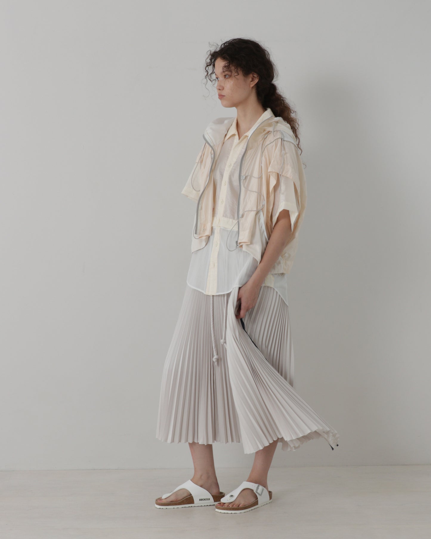 Draw-cord Tiered Shirt