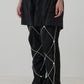 Layered Draw-cord Pants