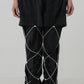 Layered Draw-cord Pants