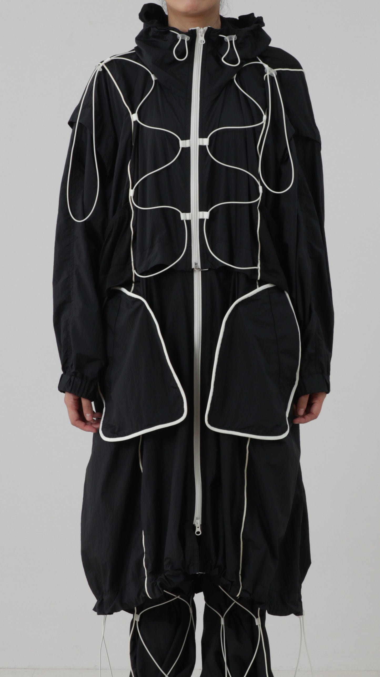 Convertible Draw-cord Coat