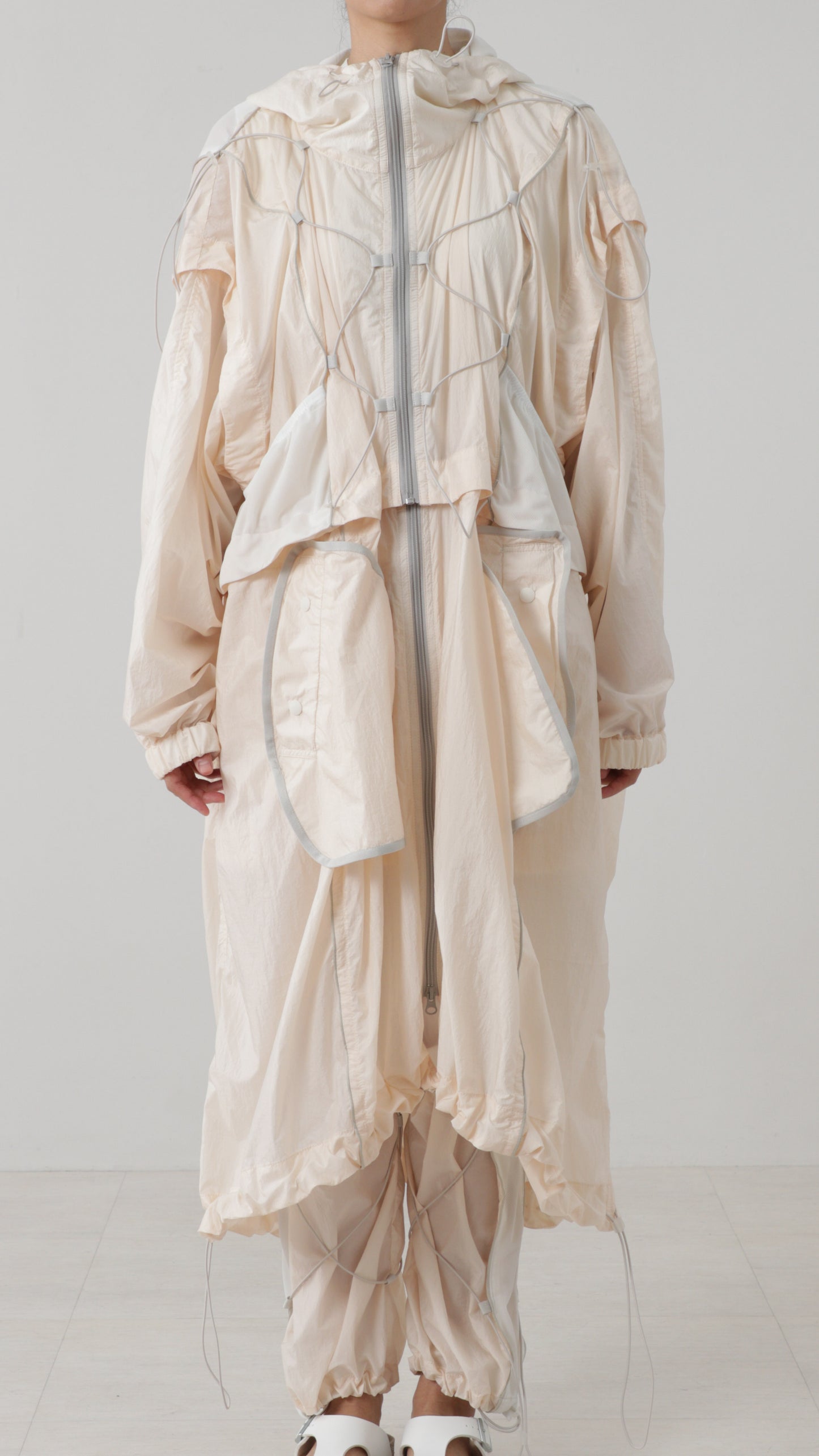 Convertible Draw-cord Coat