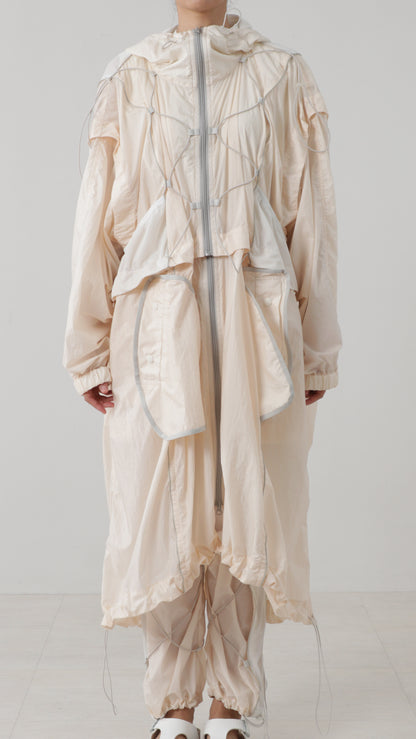 Convertible Draw-cord Coat