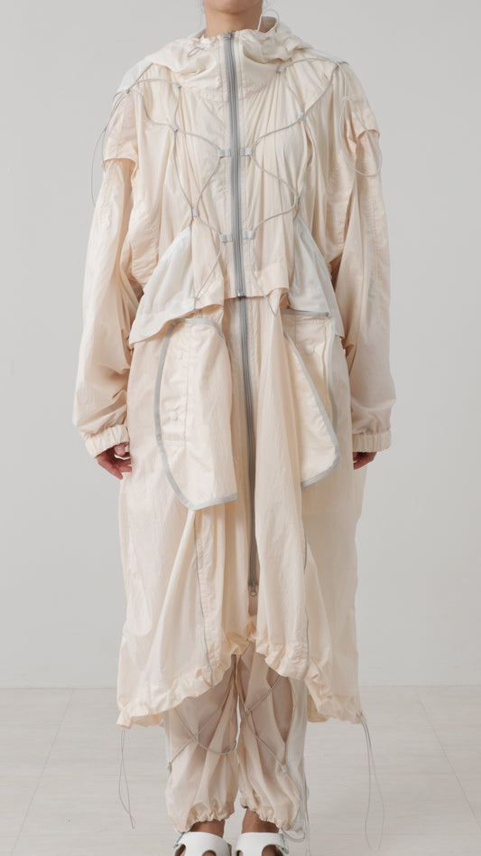 Convertible Draw-cord Coat