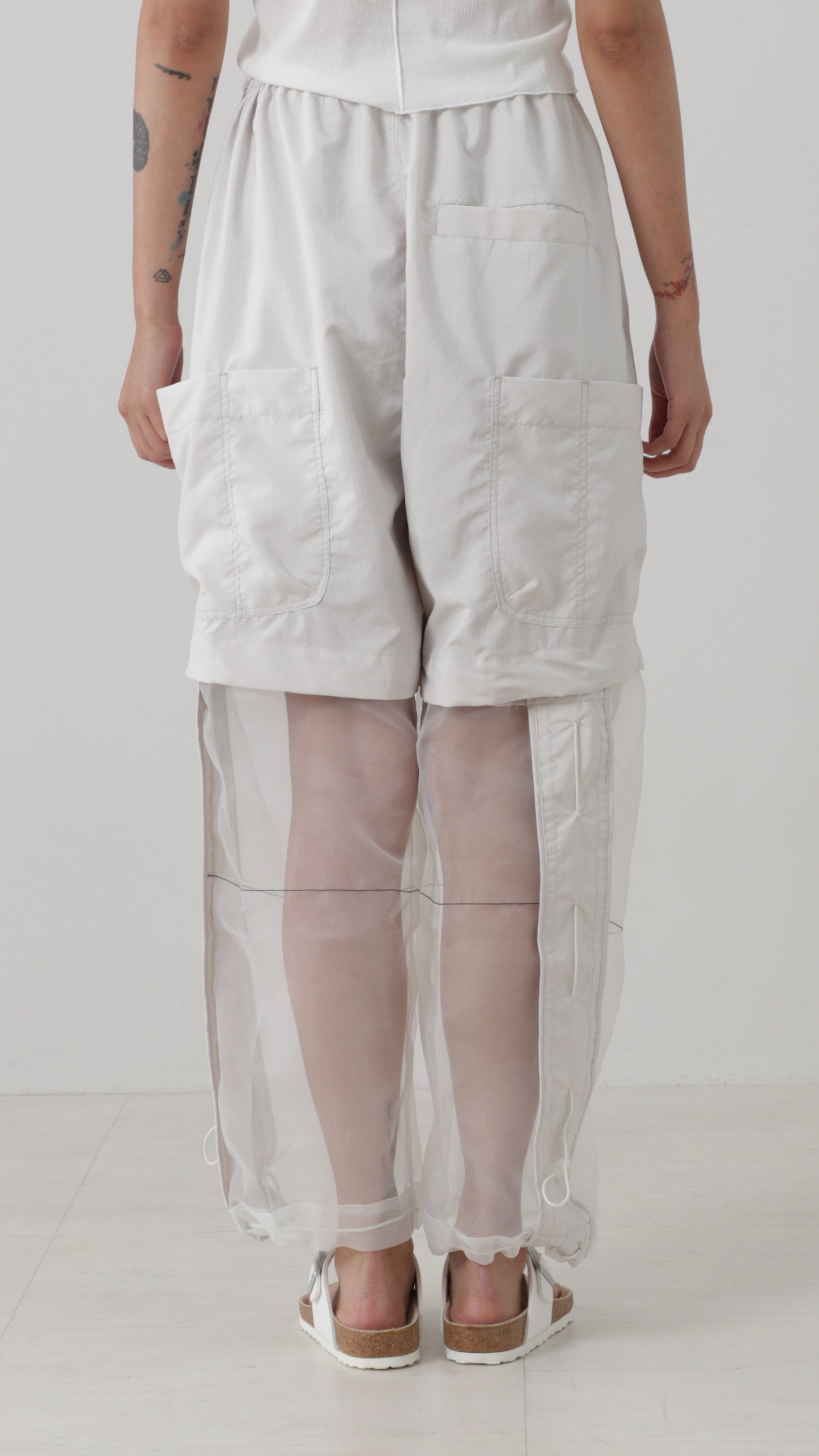 Organdy Combo Pants