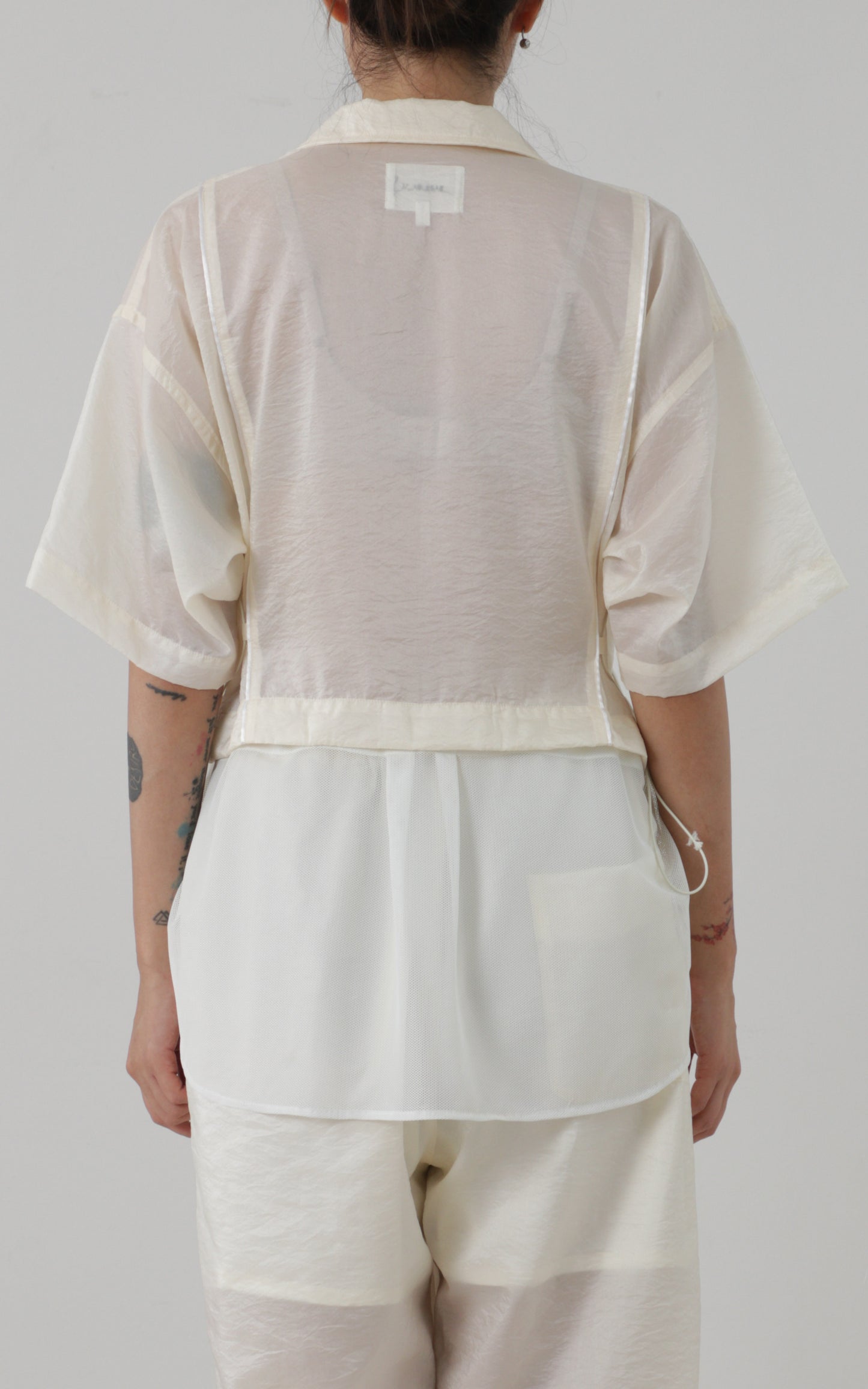 Draw-cord Tiered Shirt
