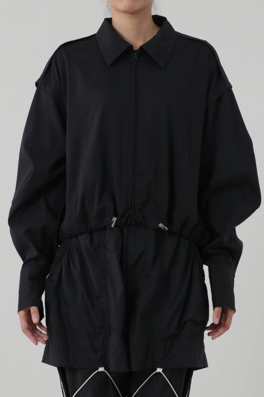 Collared Zipper Front Shirt