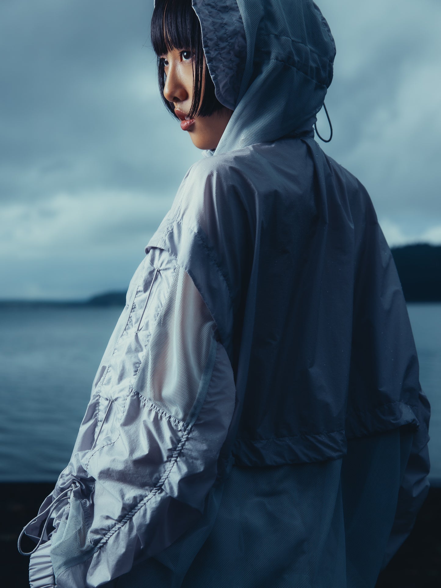 Mesh Comb. Blouson
