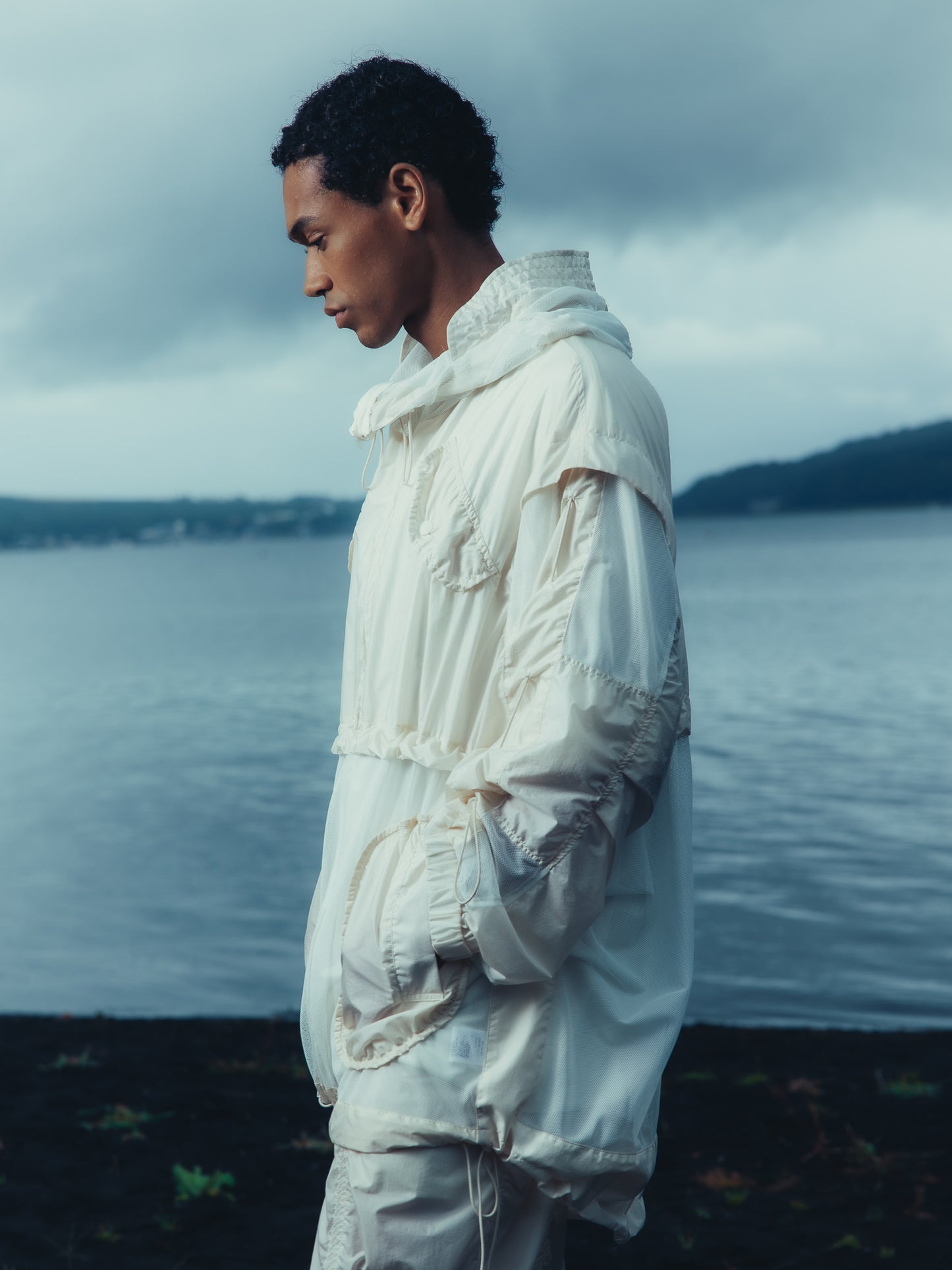 Mesh Comb. Blouson