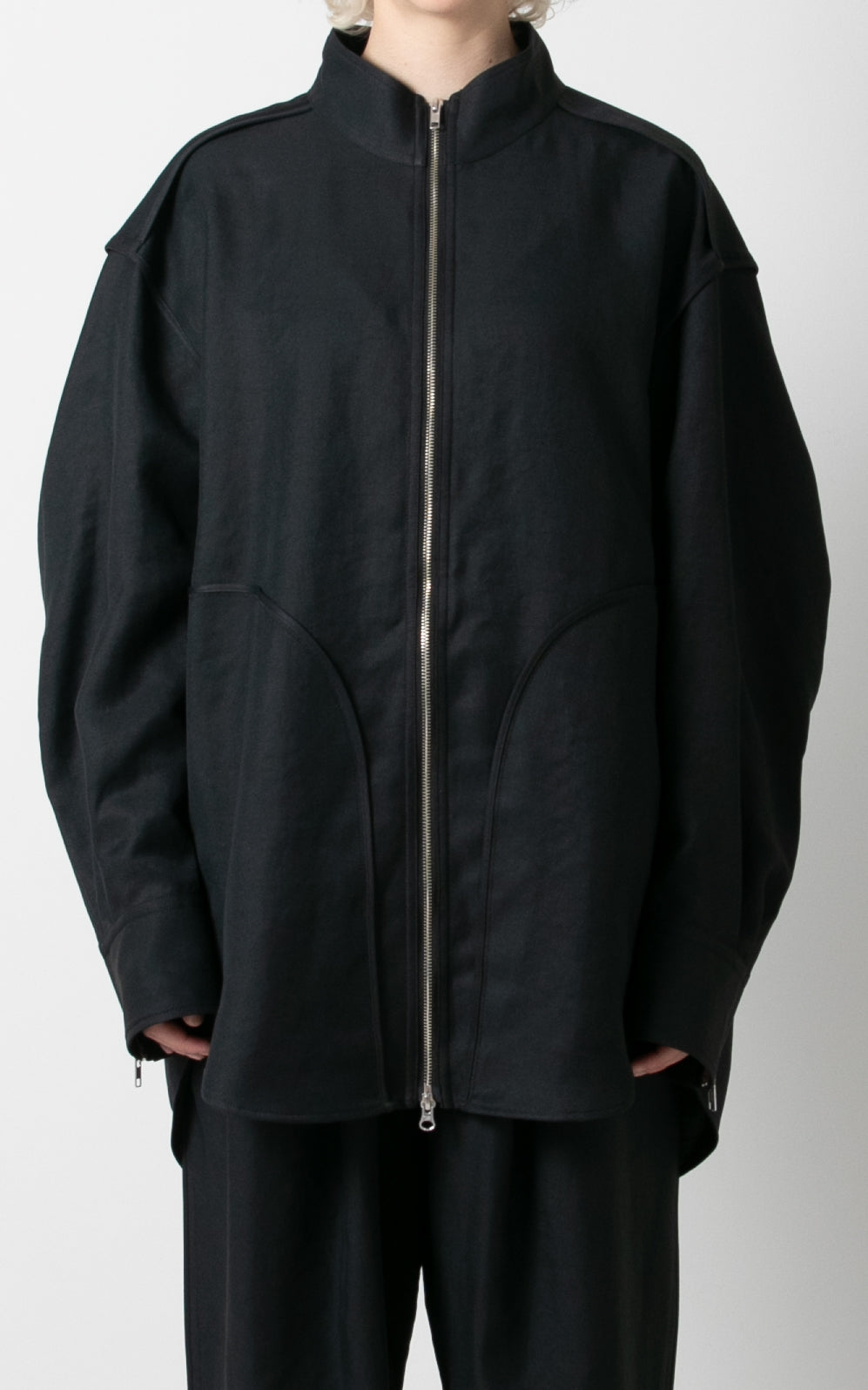 Zipper Front Overshirt