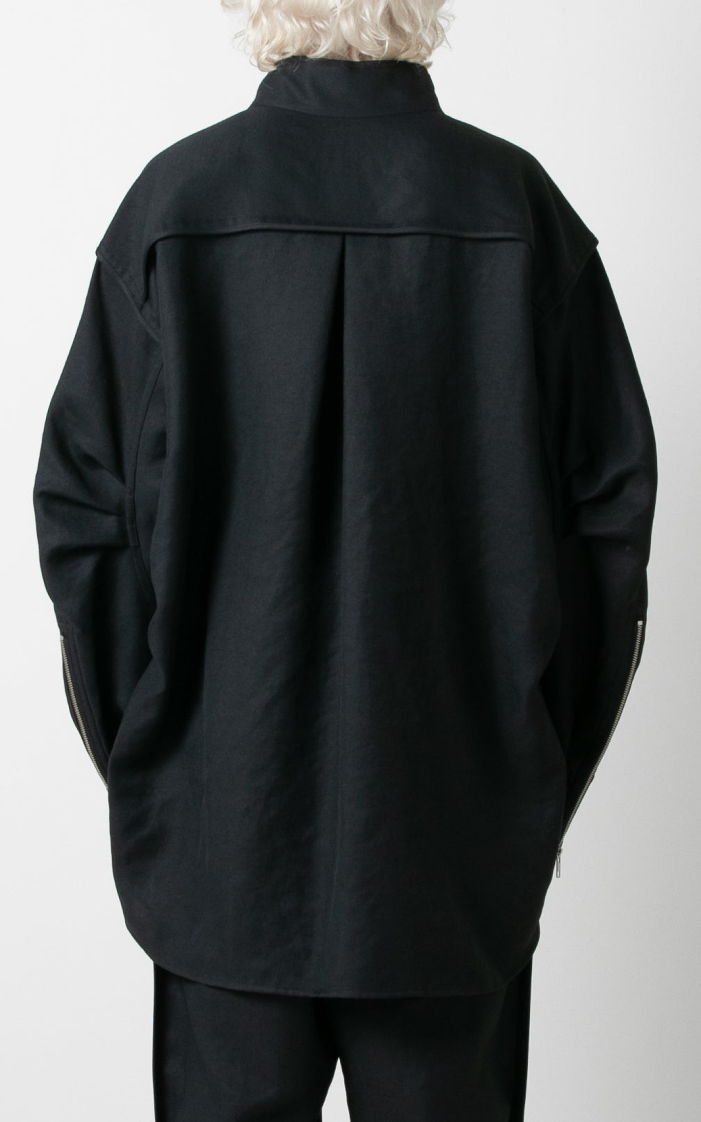 Zipper Front Overshirt