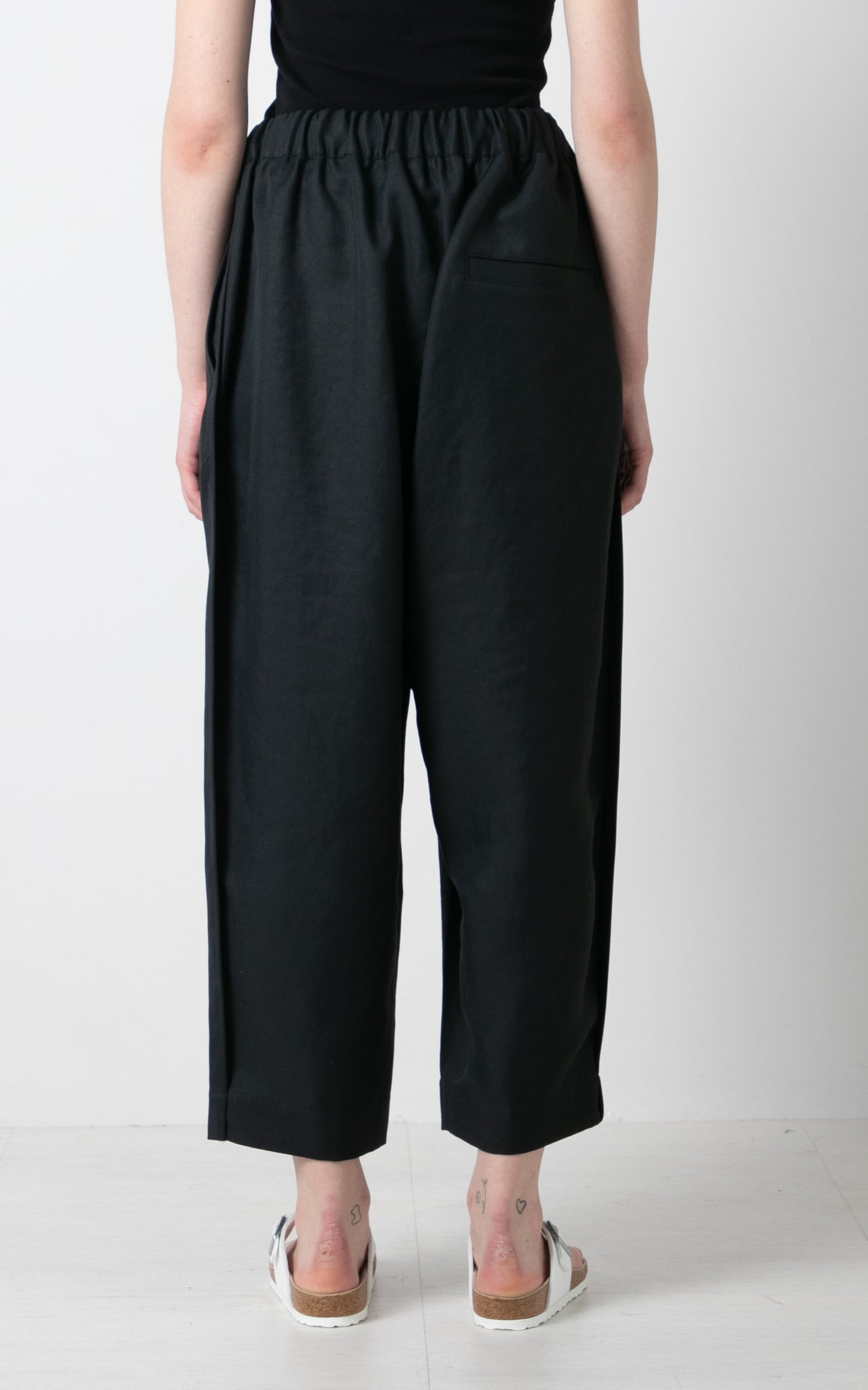 Easy tucked twill Pants