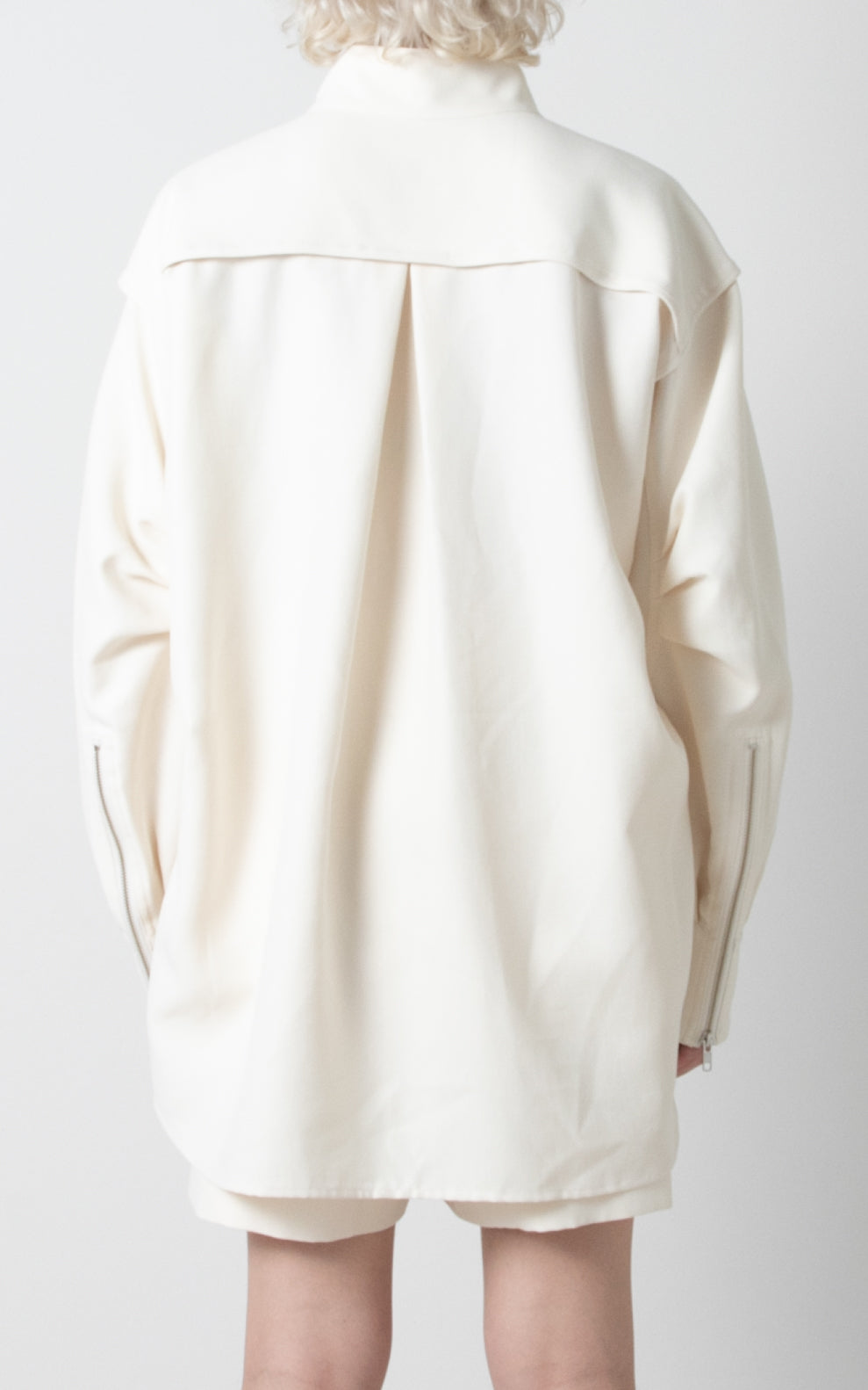 Zipper Front Overshirt