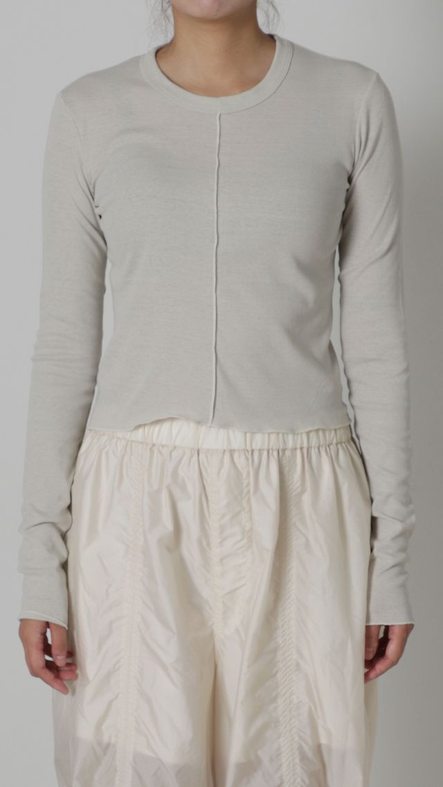 Ribed Long Sleeve Tee