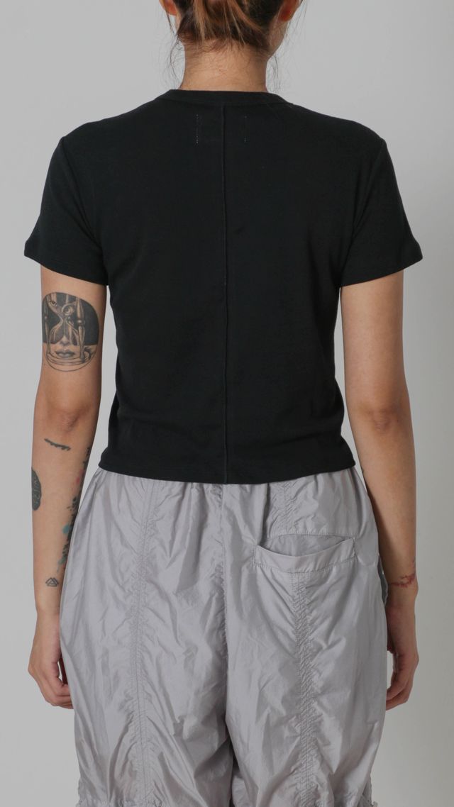 Ribed Ｍini Tee