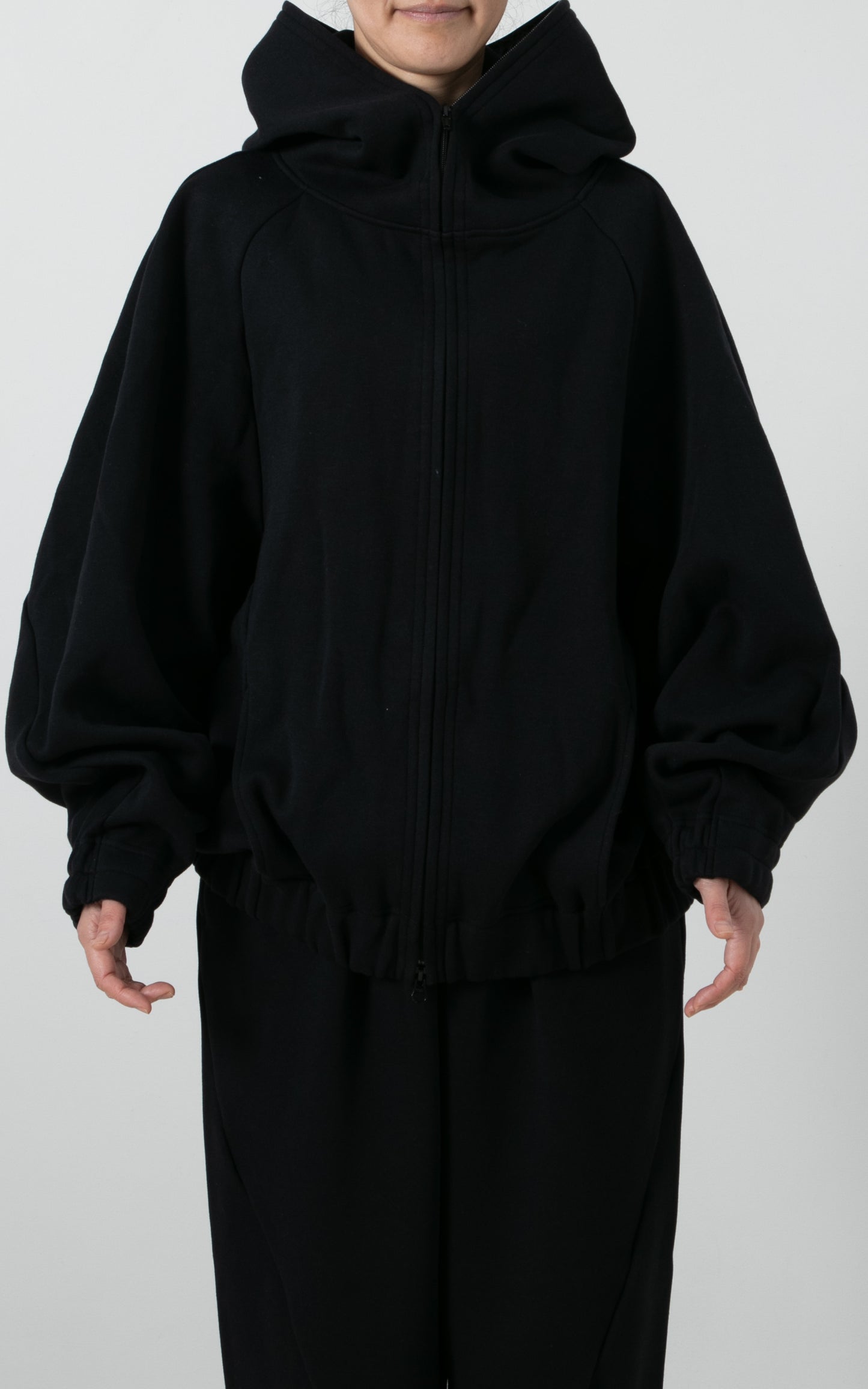 Double knit Zip Hoodie