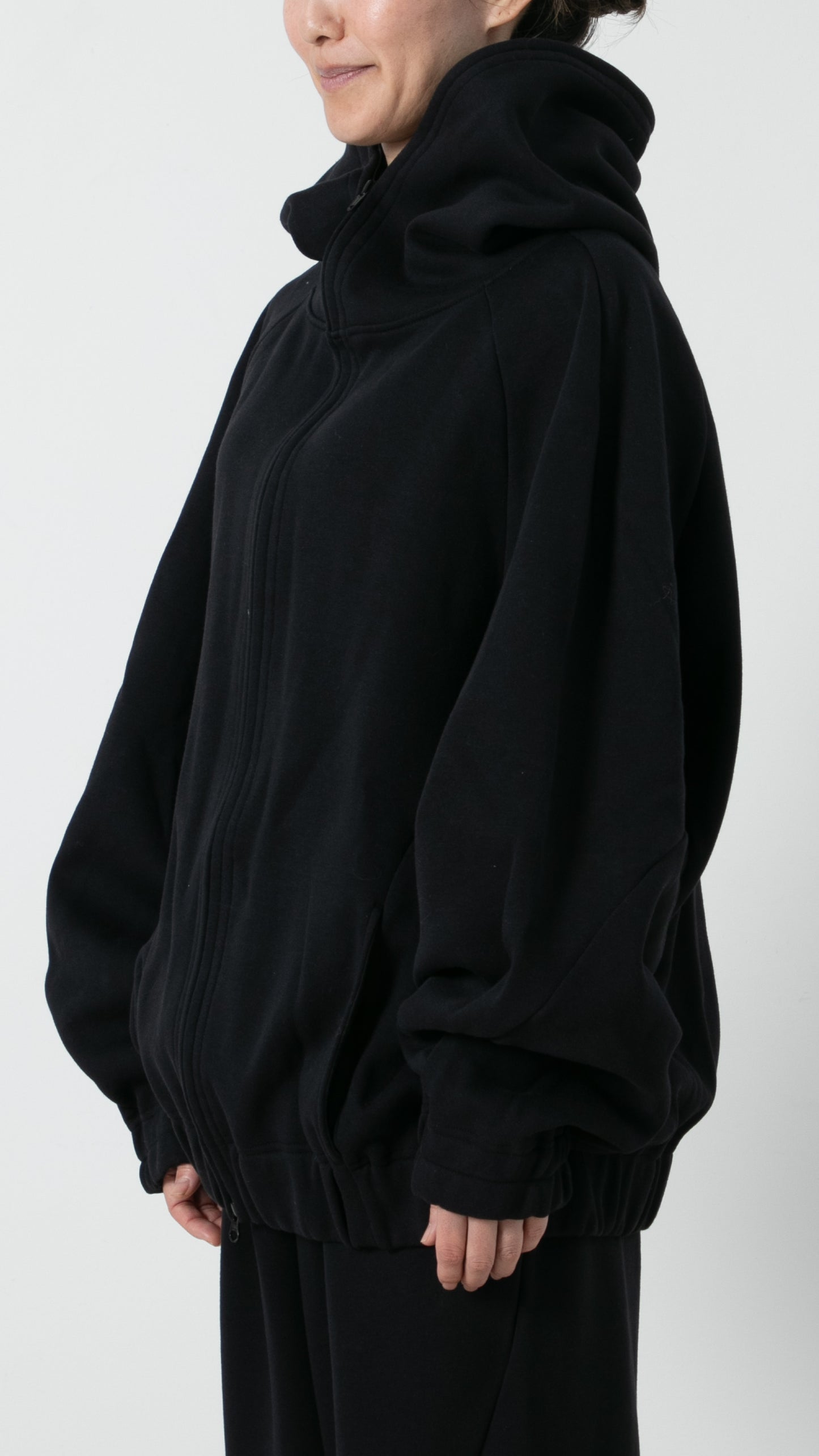 Double knit Zip Hoodie