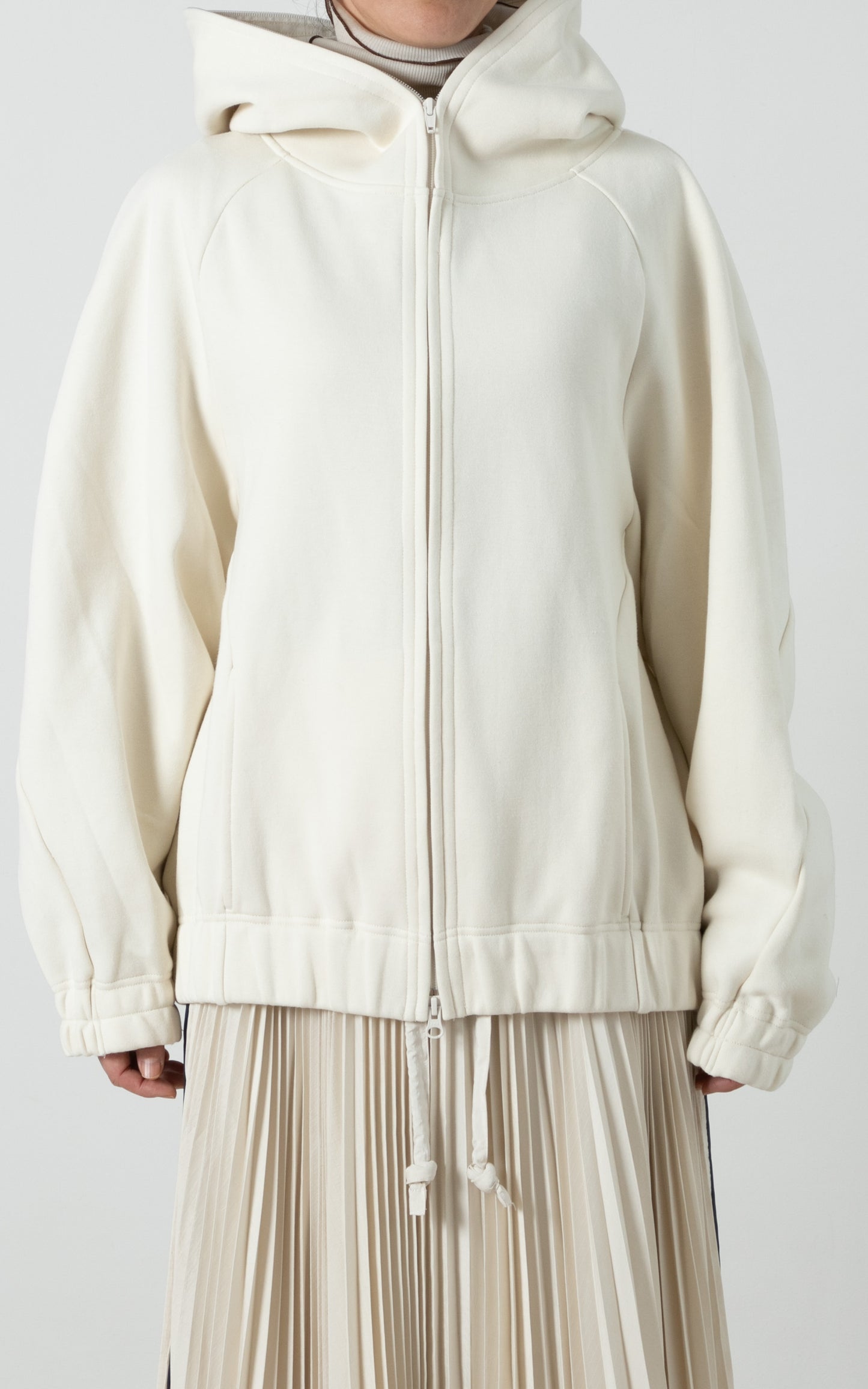 Double knit Zip Hoodie