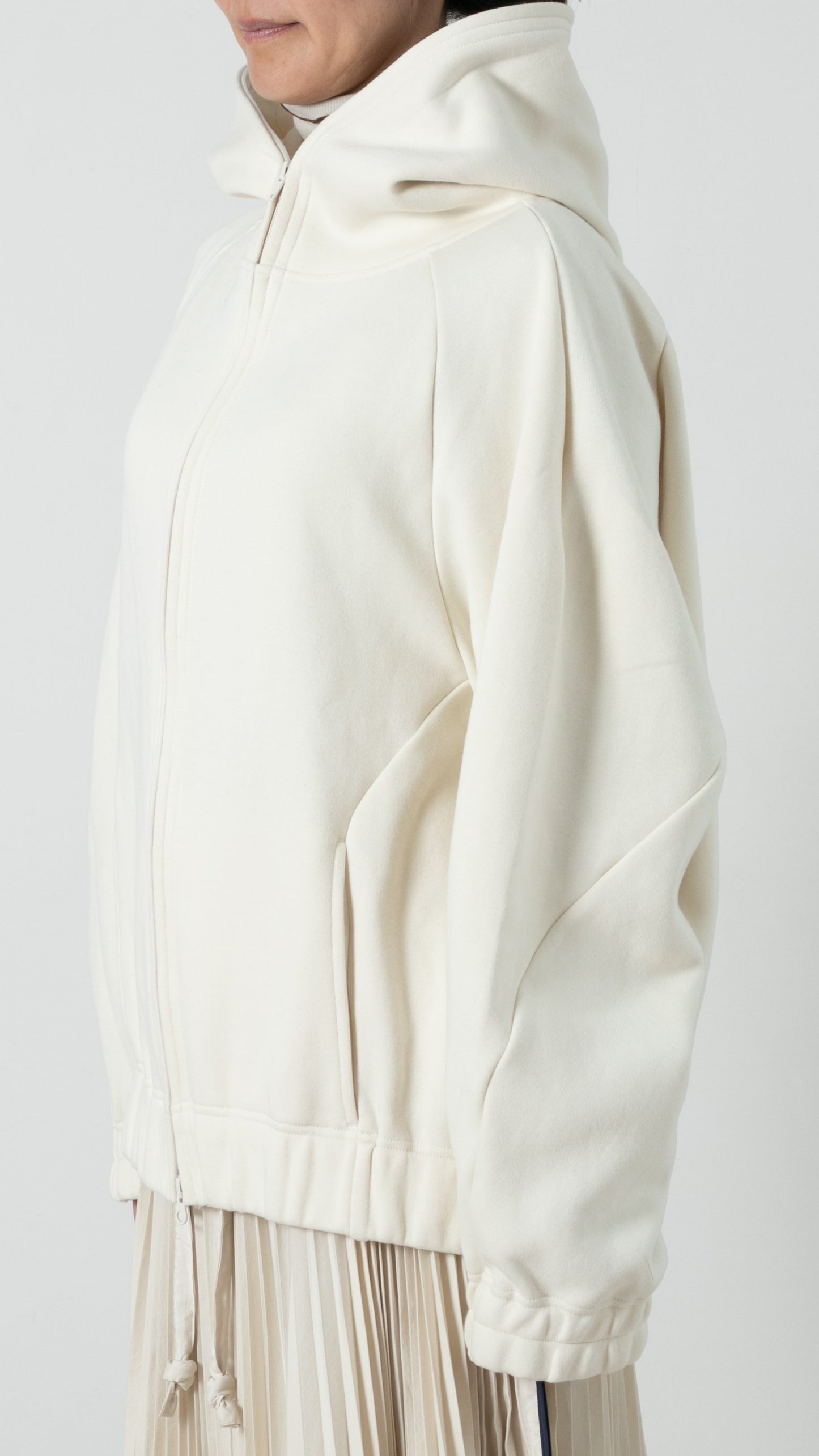 Double knit Zip Hoodie