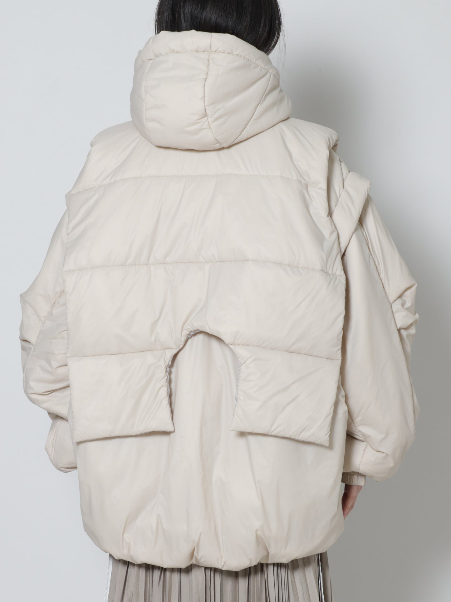 Padded Short Coat with Vest