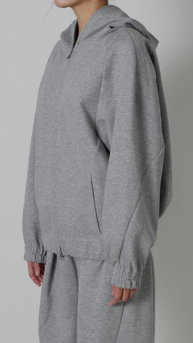 Double knit Zip Hoodie