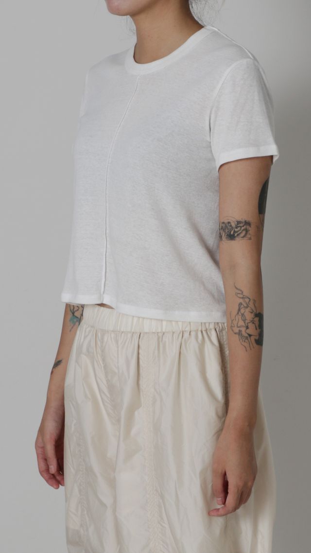 Ribed Ｍini Tee