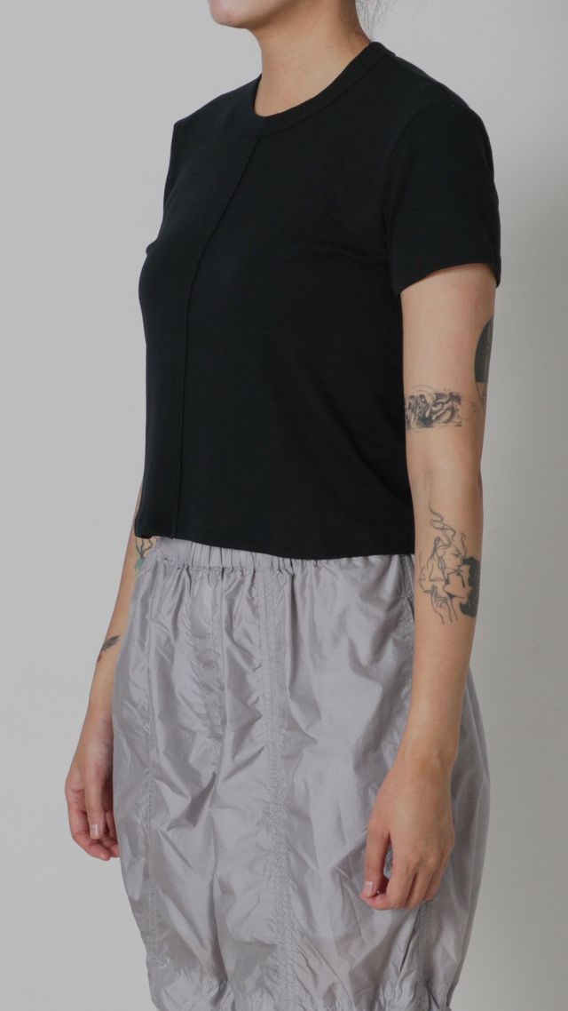 Ribed Ｍini Tee