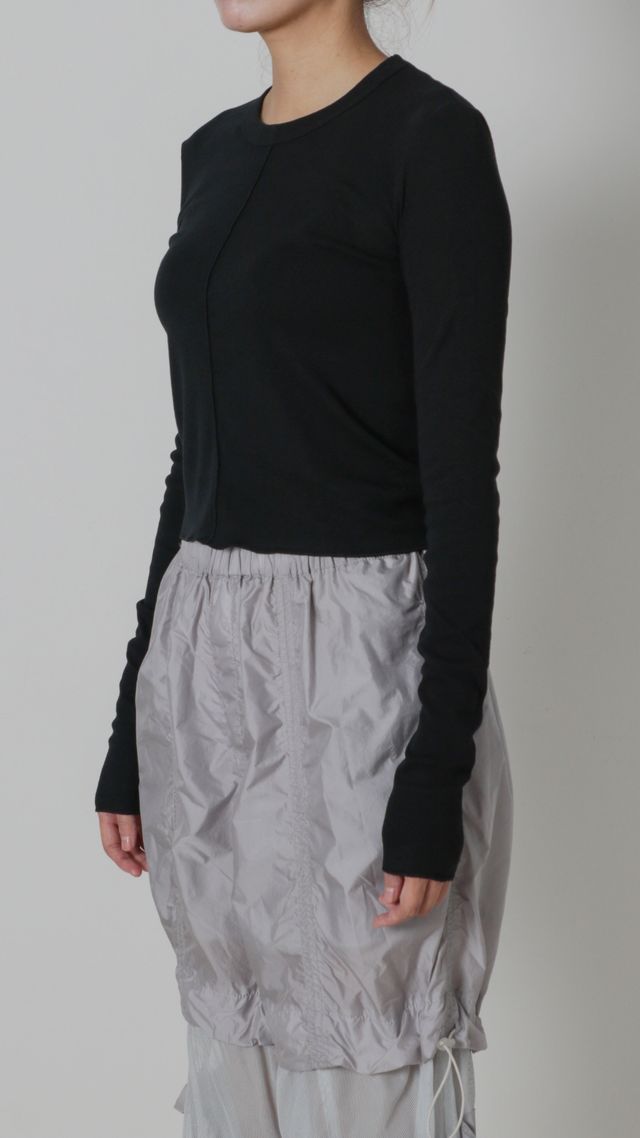 Ribed Long Sleeve Tee