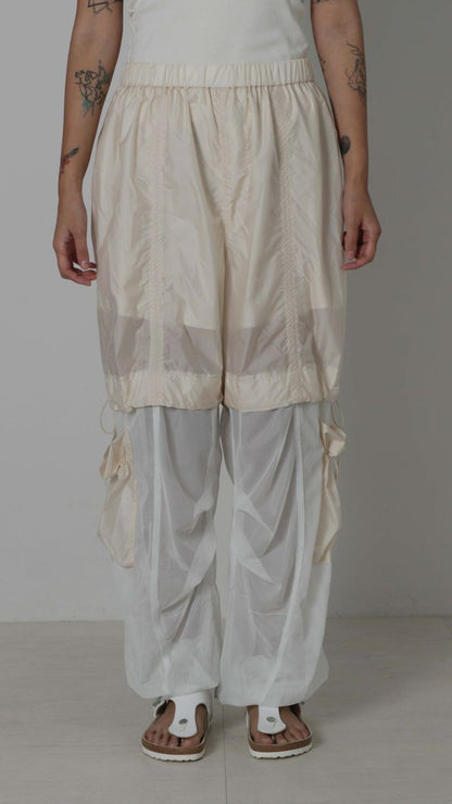 Mesh Comb. Pants