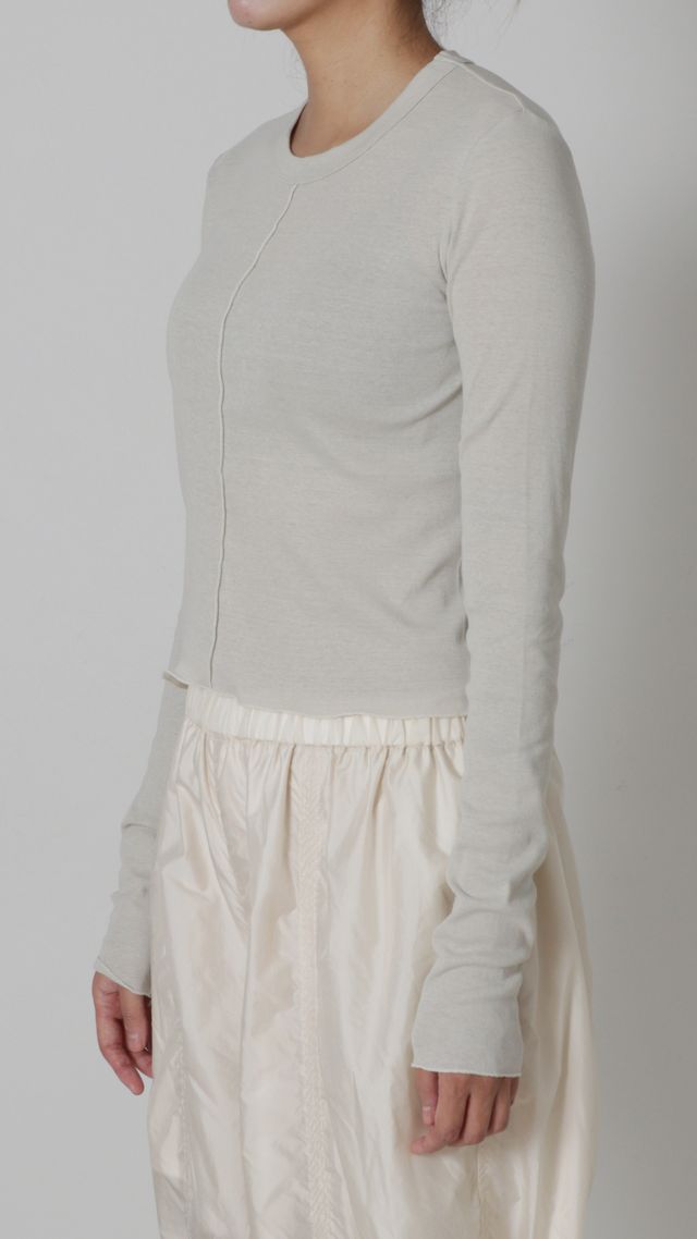Ribed Long Sleeve Tee