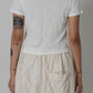 Ribed Ｍini Tee