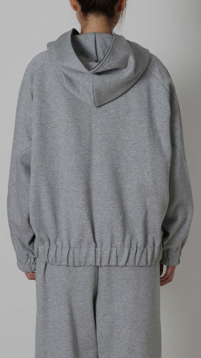Double knit Zip Hoodie